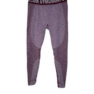 Gymshark Women's Flex Leggings Purple Space Dye Size L Standard Activewear